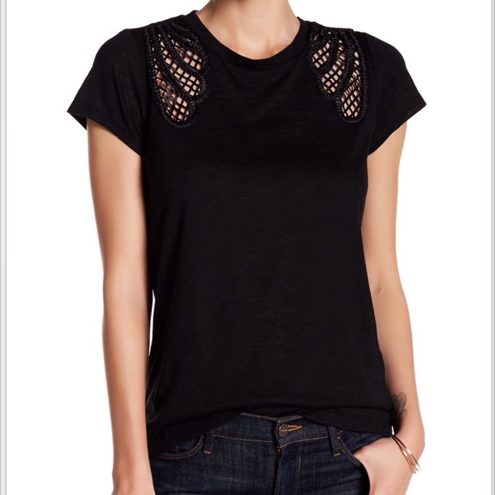 NWT Romeo And Juliet Couture Lace Knit Top